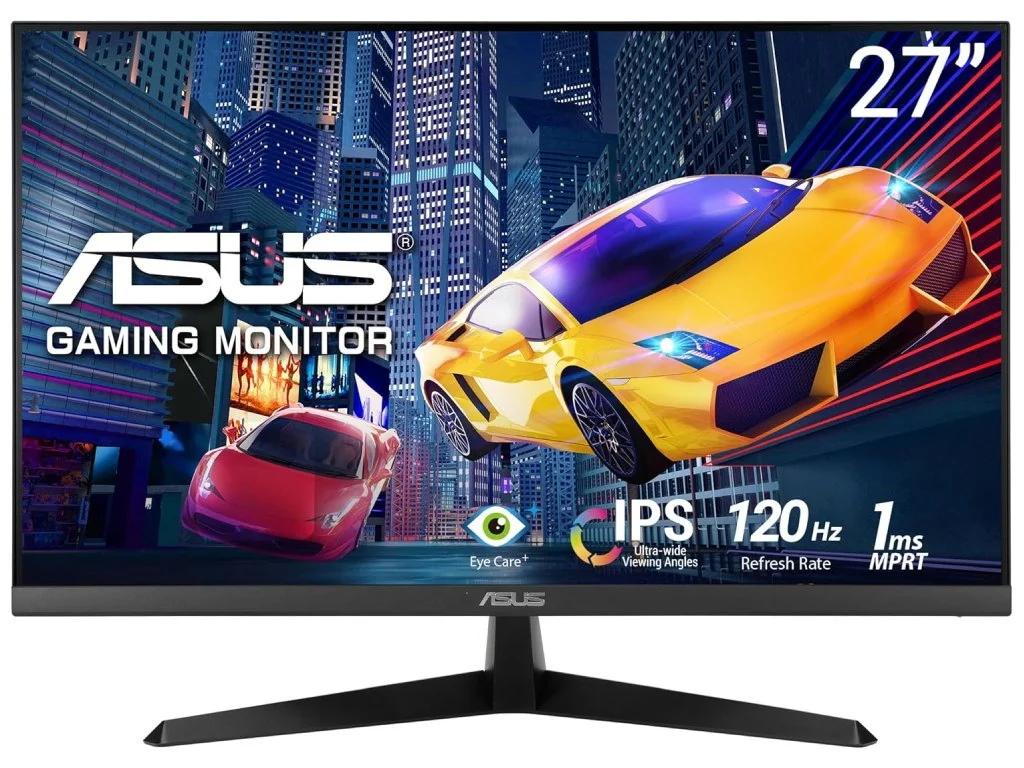 ASUS LED IPS Gaming Monitor VY279HGR, 27",FHD 1920 x 1080,  1 ms, 120Hz, 1500:1, Eye Care, VGA/HDMI