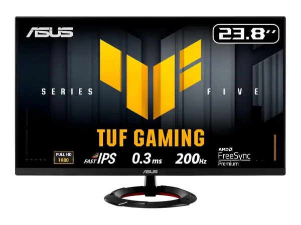 ASUS TUF Gaming IPS Monitor VG249Q5R 23.8", Full HD, 200Hz, 0.3ms, Speaker 2Wx2, DP/HDMI*2, 75x75