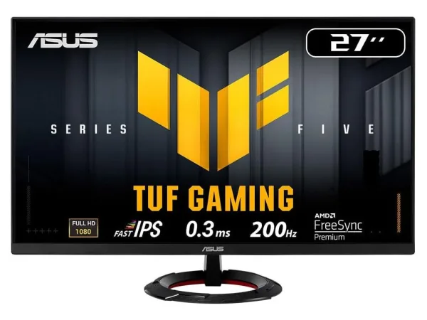 ASUS TUF Gaming IPS Monitor VG279Q5R 27", Full HD, 200Hz, 0.3ms, Speaker 2Wx2, DP/HDMI*2, 75x75