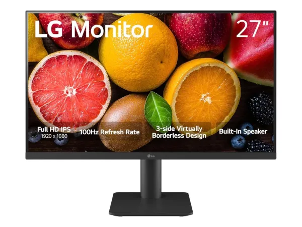 LG LED IPS Monitor 27MS550-B, 27", FHD 1920 x 1080, 100Hz, 1000:1, 5 ms, HDMI*2, HAS, 2W x 2