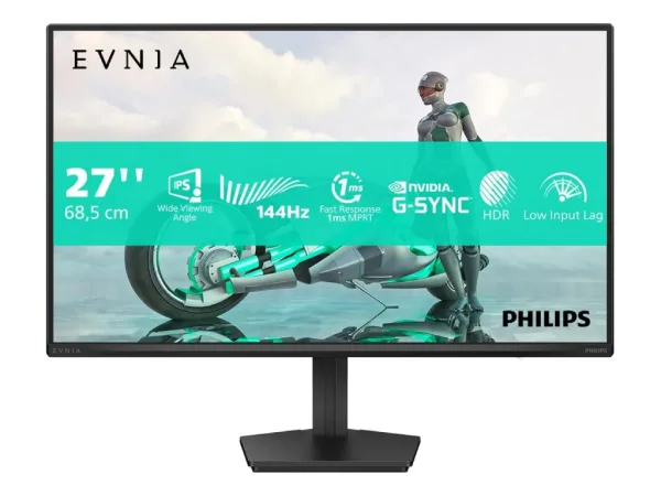 PHILIPS Evnia Gaming IPS Monitor 27M2N3200NF, 27", Full HD, 144Hz, 0.5 ms,1500:1, HDMI/DP, HDR10