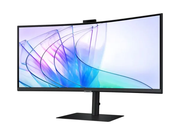 SAMSUNG Curved WQHD Monitor with Webcam S65VC, 34