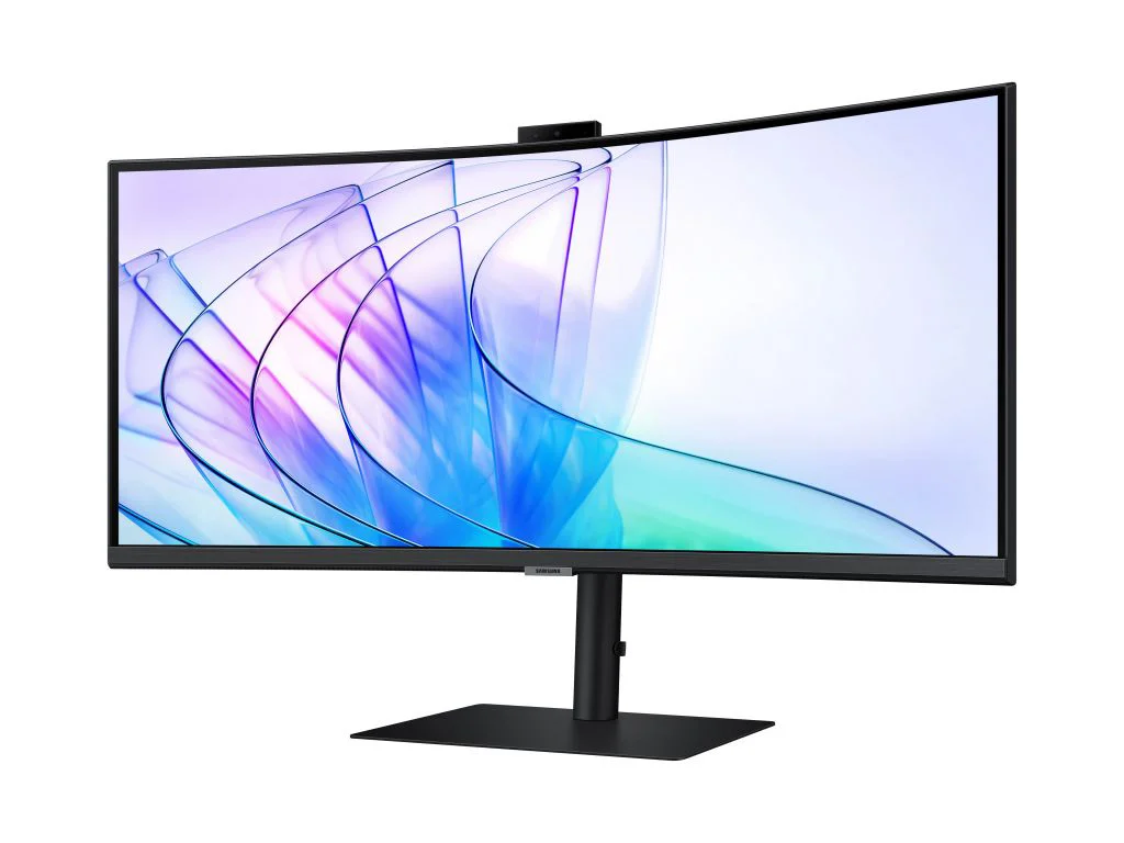 SAMSUNG Curved WQHD Monitor with Webcam S65VC, 34", 3440 x 1440, 100Hz, 5ms, DP/HDMI/USB Hub,Speaker