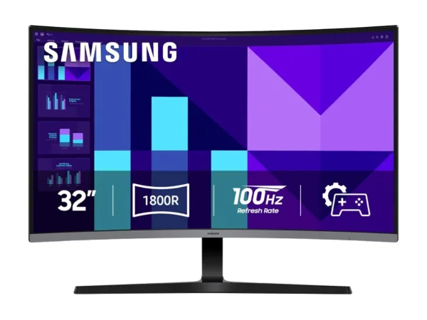 SAMSUNG Essential Curved Monitor S39GD, 32", FHD 1920 x 1080, 100Hz,4 ms, 3000:1,VGA/HDMI,75x75 VESA