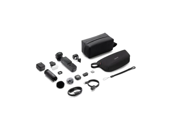 DJI Osmo Pocket 4 Creator Combo(DJI Mic 3 Transmitter + Osmo Mini Tripod + Osmo Pocket 4 Fill Light)