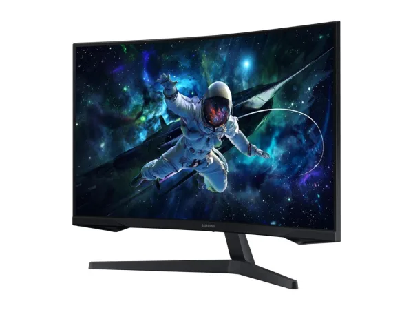 SAMSUNG Odyssey G55C 32" QHD 2560x1440 Gaming Curved Monitor, 165Hz, 1 ms, 2500:1, 300 cd/m2,DP/HDMI