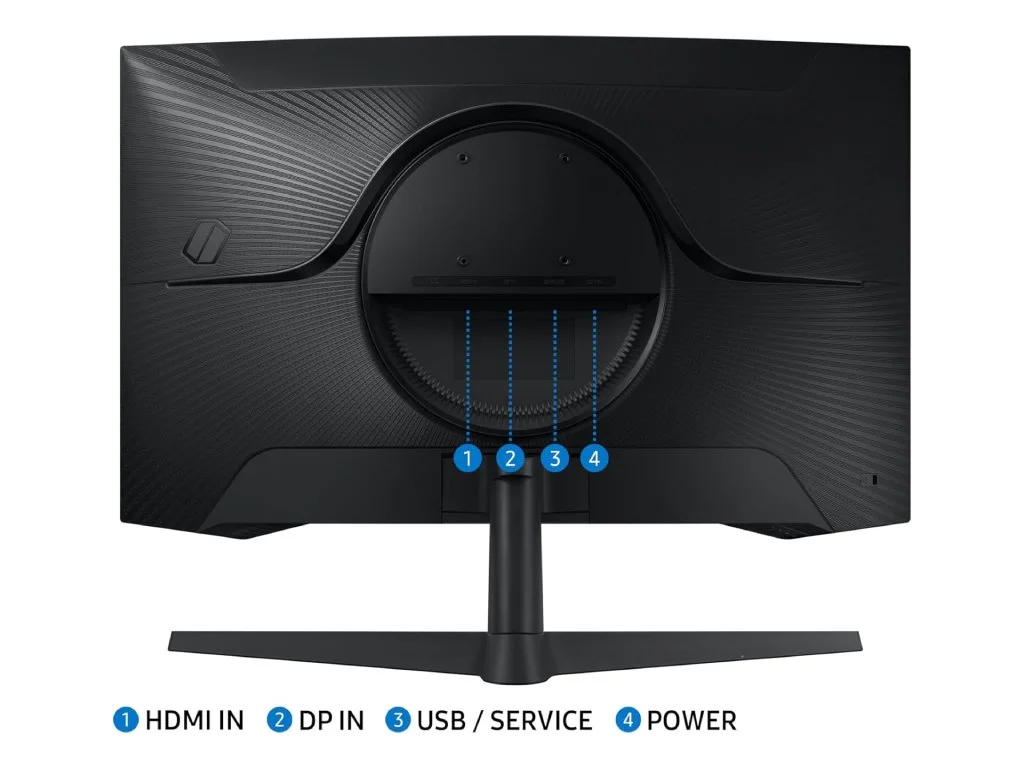 SAMSUNG Odyssey G55C Curved Gaming Monitor 27" QHD 2560x1440, 165Hz, 1ms, DP/HDMI, 2500:1, HDR10