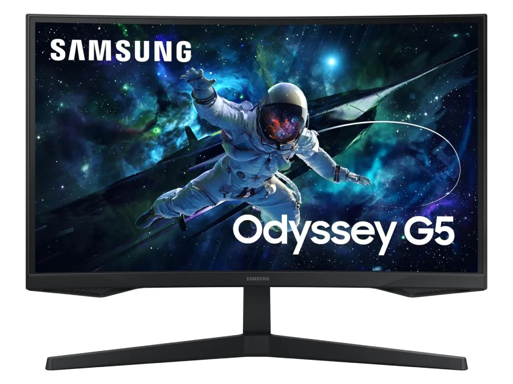 SAMSUNG Odyssey G55C Curved Gaming Monitor 27" QHD 2560x1440, 165Hz, 1ms, DP/HDMI, 2500:1, HDR10