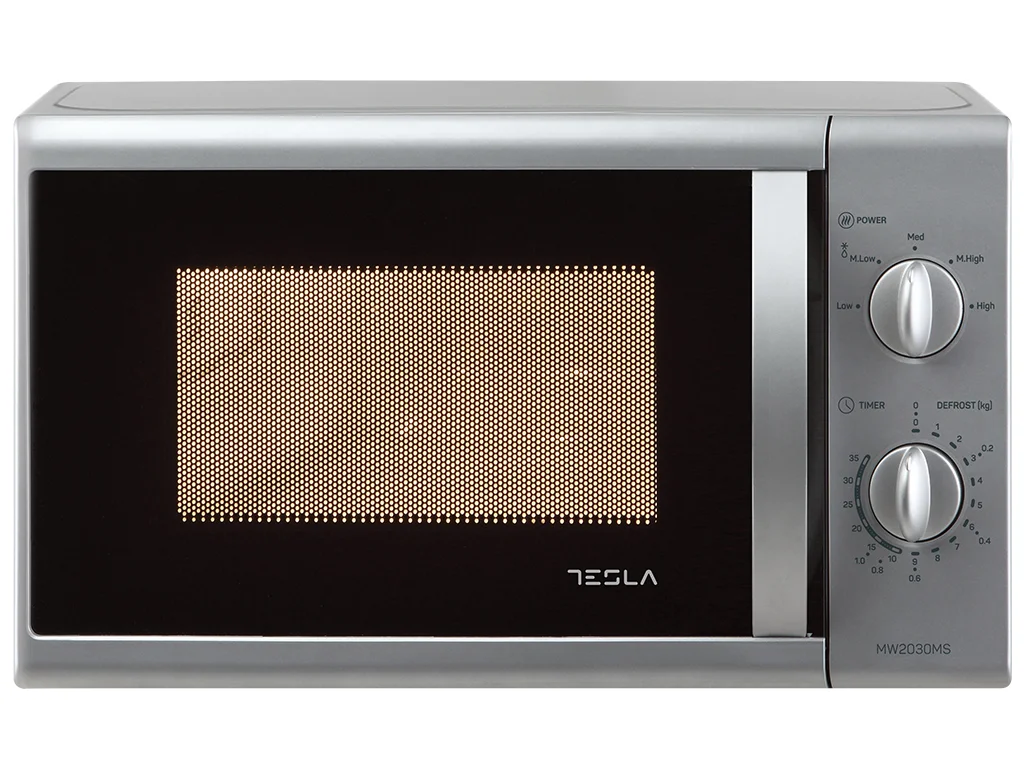 Tesla MW2030MS mikrotalasna pećnica, mehaničke komande, 20l, 700W, tajmer, silver