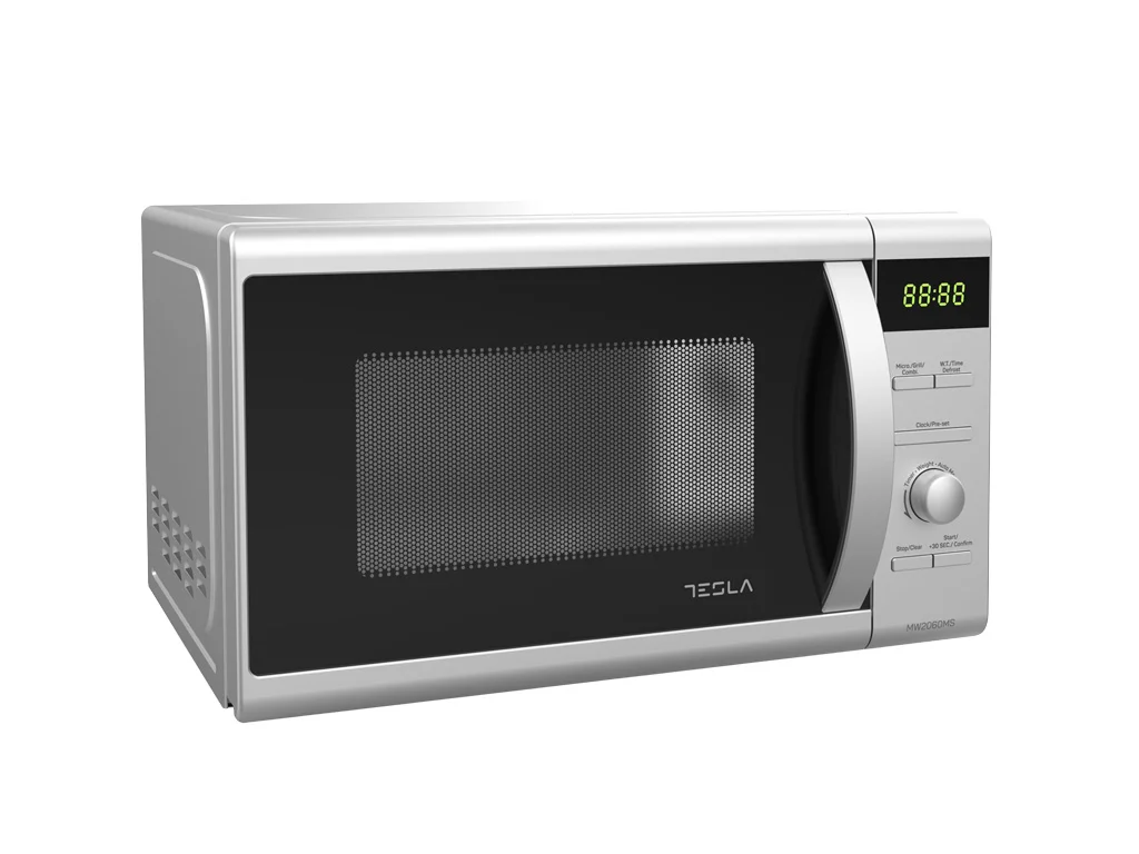 Tesla MW2060MS mikrotalasna pećnica, 20L, 700W, grill 1000W, digit. kontrola, 5 nivoa snage, siva