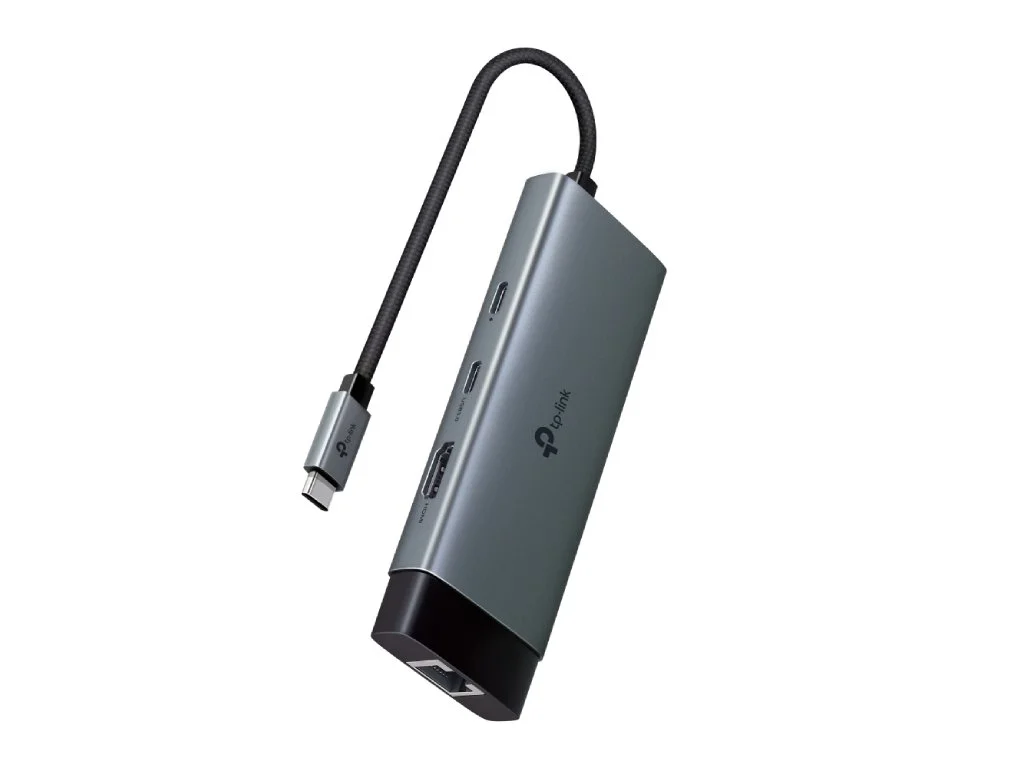 TP-LINK UH6120C USB Type-C 6 in 1 Hub,100W Fast Charging,4K@60Hz HDMI,2USB-A,1USB-C, Gbps ethernet