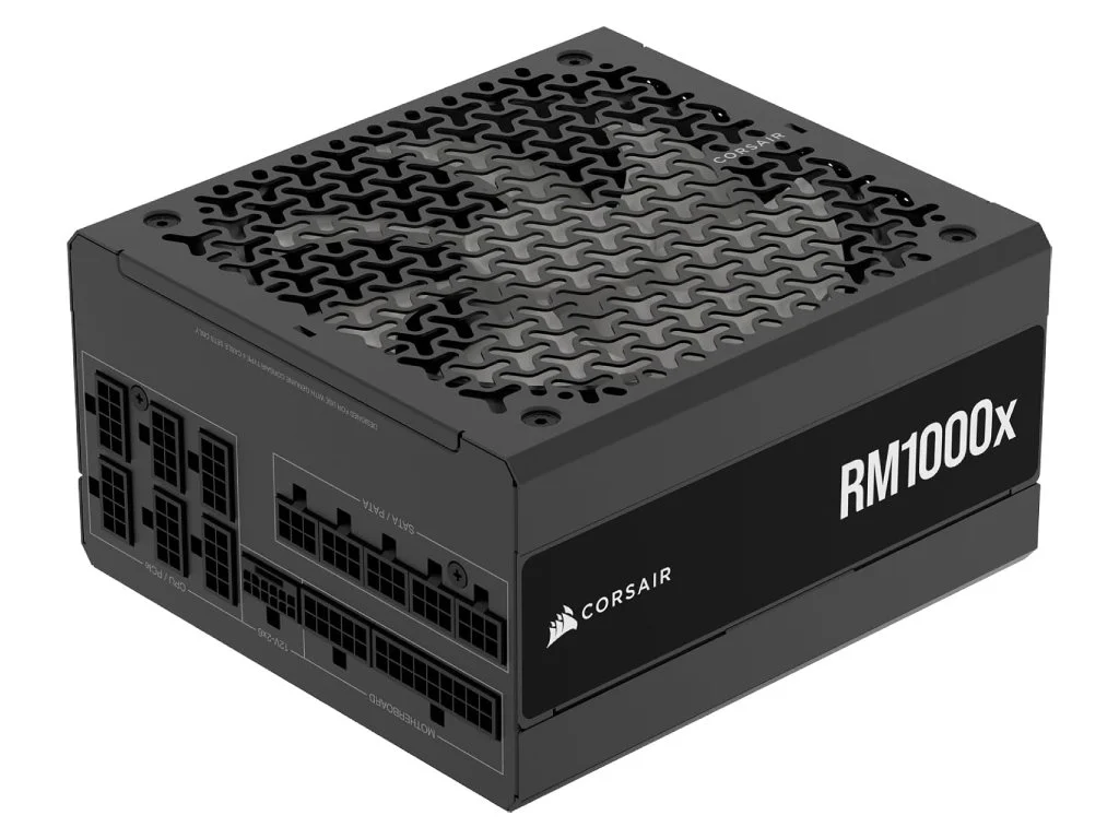 CORSAIR RMx Series RM1000x 1000W Fully Modular Power Supply, GOLD, ATX 3.1, PCIe 5.1, 140mm Fan