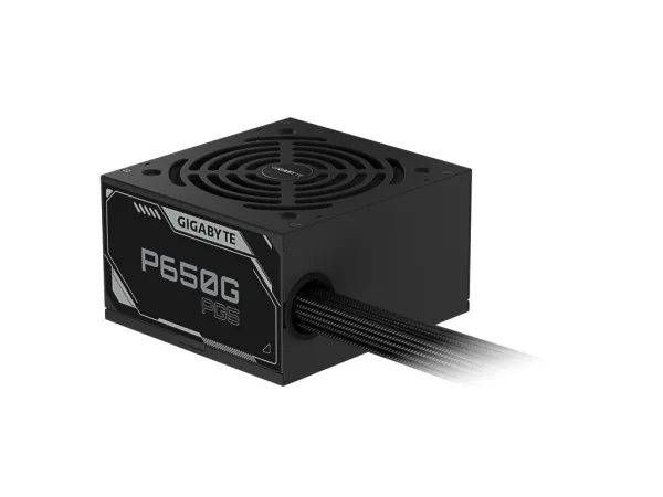GIGABYTE GP-P650G PG5 650W Power Supply, 80 PLUS Gold certified, 120mm Silent (HYB) Fan, ATX 3.1