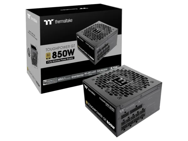 THERMALTAKE PSU Toughpower GT 850W 80 PLUS GOLD, ATX 3.1, fully modular, PCIe 12V-2x6 (12+4 pin)