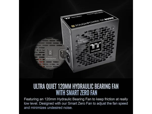 THERMALTAKE PSU Toughpower GT 850W 80 PLUS GOLD, ATX 3.1, fully modular, PCIe 12V-2x6 (12+4 pin)