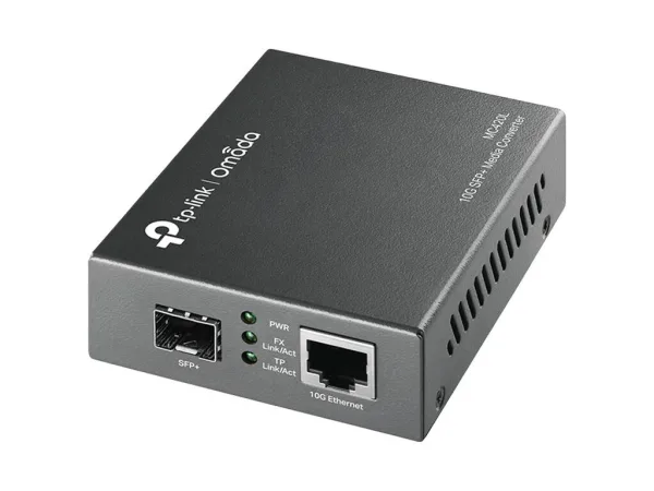 TP-LINK MC420L Omada 10G Multi-Gigabit SFP Media Converter, 1 1G/2.5G/5G/10Gbps RJ45 port, 1x SFP