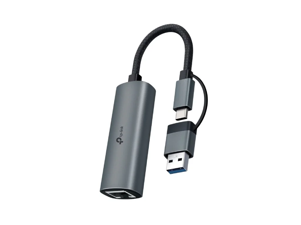 TP-LINK UE310C USB Type-C/Type-A to RJ45 Gigabit Ethernet Network Adapter