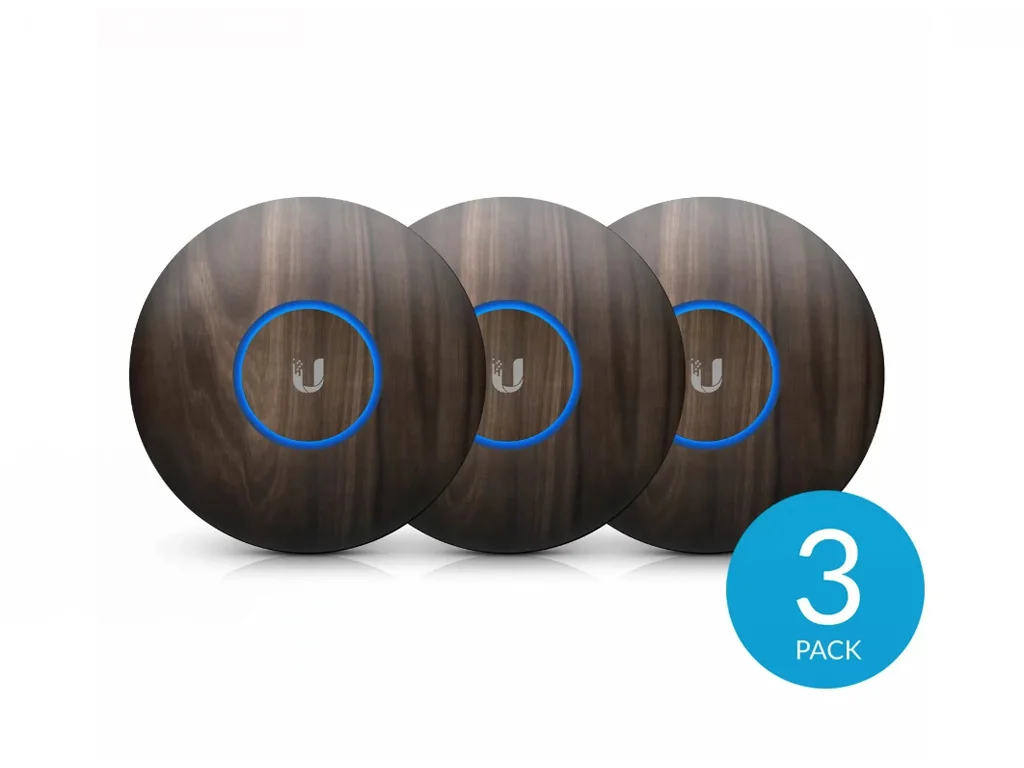 UBIQUITI Access Point nanoHD / U6 Lite Cover, 3-Pack, Wood