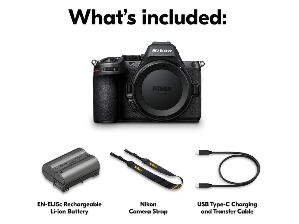 NIKON Z5 II Mirrorless Camera Body, 4K/60p, Full Frame 24.5 MP BSI-CMOS, 3.2" LCD