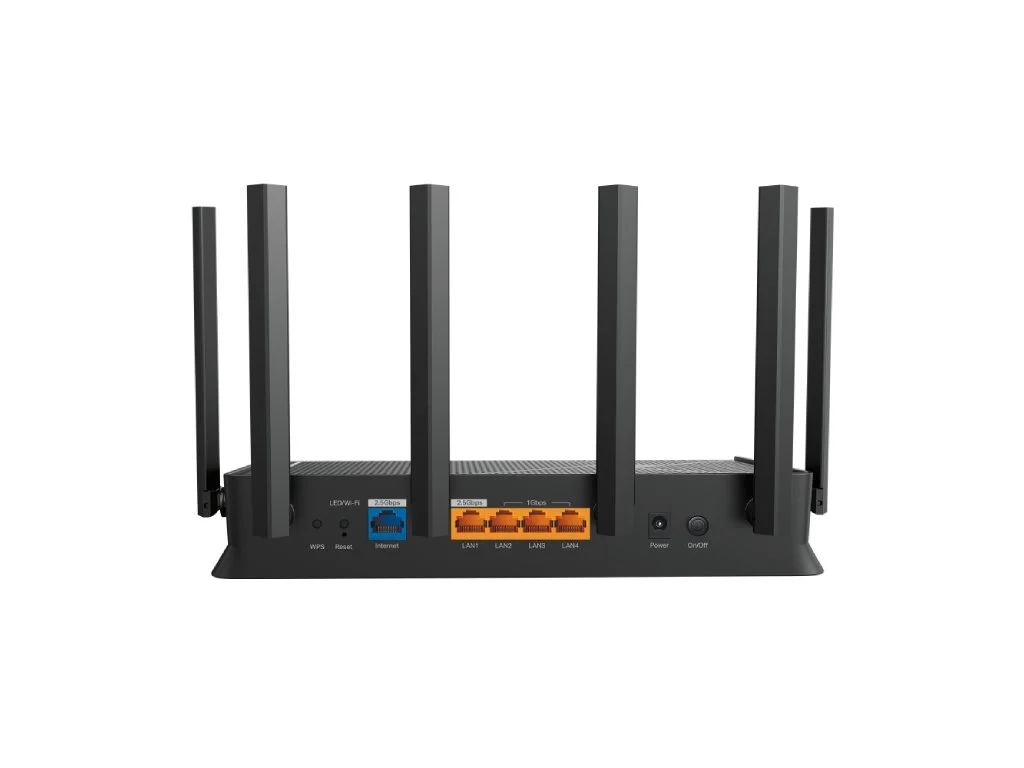 TP-LINK ARCHER BE400 , BE6500 Dual-Band Wi-Fi 7 Router, 2.5 Gbps LAN, 3 1 Gbps LAN, USB 3.0