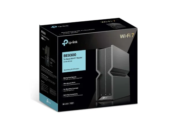 TP-LINK ARCHER BE550 , BE9300 Tri-Band Wi-Fi 7 Router, 4 2.5 Gbps LAN, 1 USB 3.0