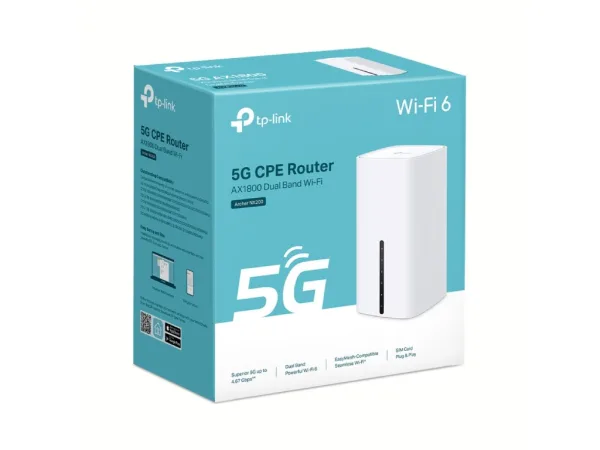 TP-LINK ARCHER NX200 5G AX1800 Wireless Dual-Band Gigabit Router, 1 Nano SIM Card Slot, 3*Gb LAN