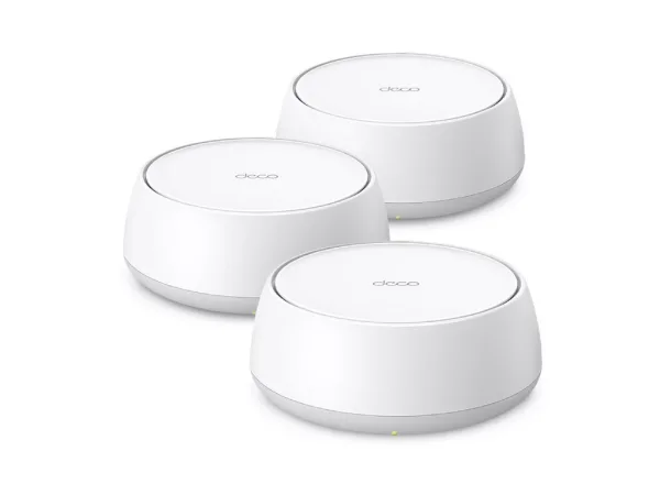TP-LINK Deco BE25(3-pack) BE5000 Whole Home Mesh WiFi 7 System, 2 2.5 Gbps ports