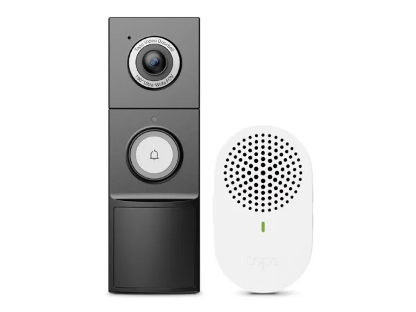 TP-LINK TAPO D235 Video Doorbell Camera 2K 5MP Head-to-Toe View, Smart AI Detection