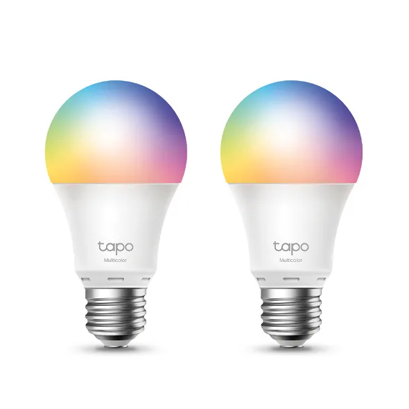 TP-LINK TAPO L530E(2-PACK) Smart Wi-Fi Light Bulb, Multicolor, 60-watt equivalent