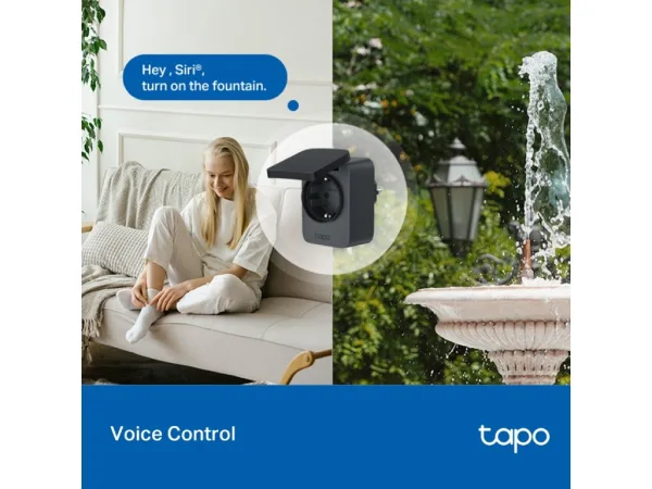 TP-LINK TAPO P410M Smart WiFi Outdoor Plug, IP54 Splashproof
