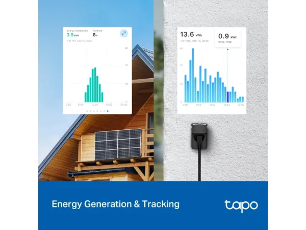 TP-LINK TAPO P410M Smart WiFi Outdoor Plug, IP54 Splashproof