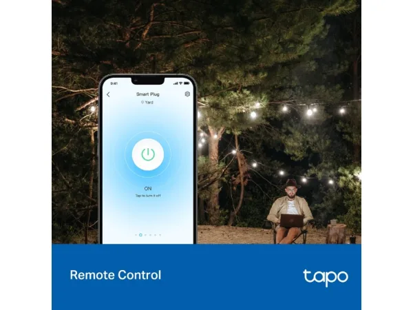 TP-LINK TAPO P410M Smart WiFi Outdoor Plug, IP54 Splashproof