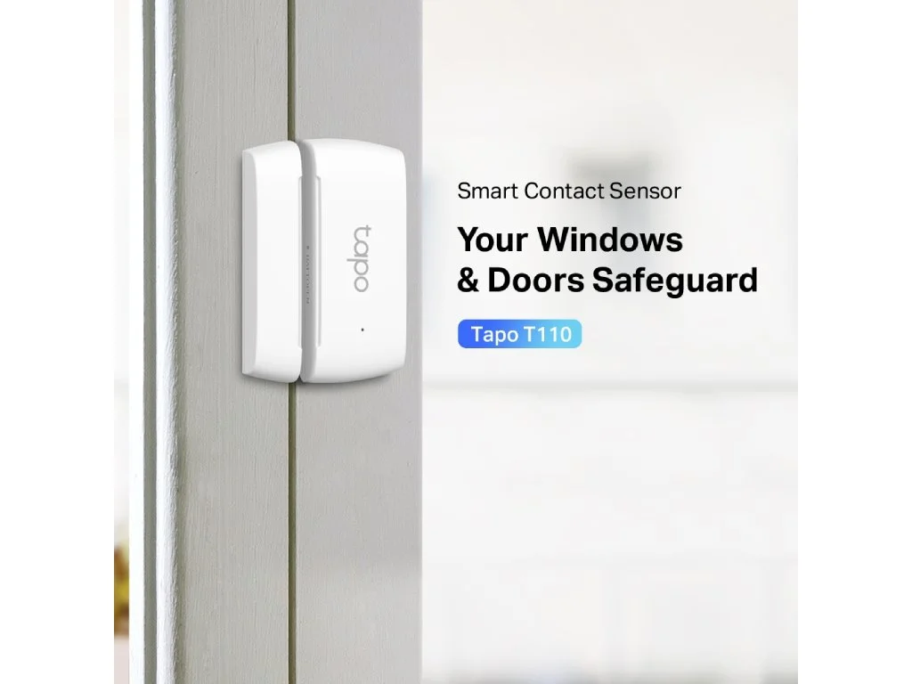 TP-LINK TAPO T110 Smart Contact Sensor, Window/Door Safeguard, Instant App Notification