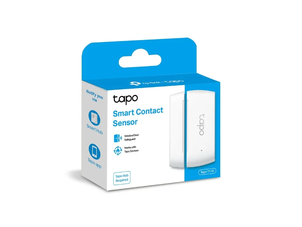 TP-LINK TAPO T110 Smart Contact Sensor, Window/Door Safeguard, Instant App Notification