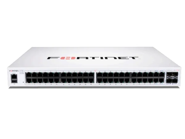 FortiSwitch 148F-FPOE 48x1Gbe/4xSFP+/740W PoE/Rack Layer 2+