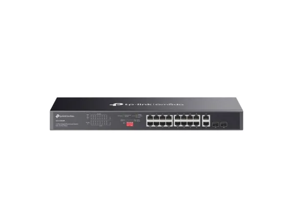 TP-LINK DS1018GMP Omada 18-Port Gigabit Unmanaged Rackmount Switch with 16-Port PoE+,250W PoE Budget