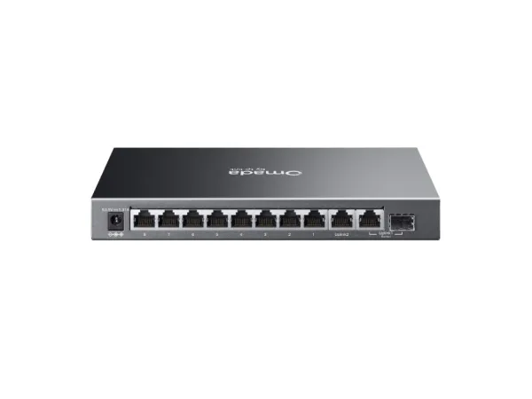 TP-LINK ES210GP Omada 10-Port Gigabit Easy Managed Switch with 8-Port PoE+, 63W Power Budget