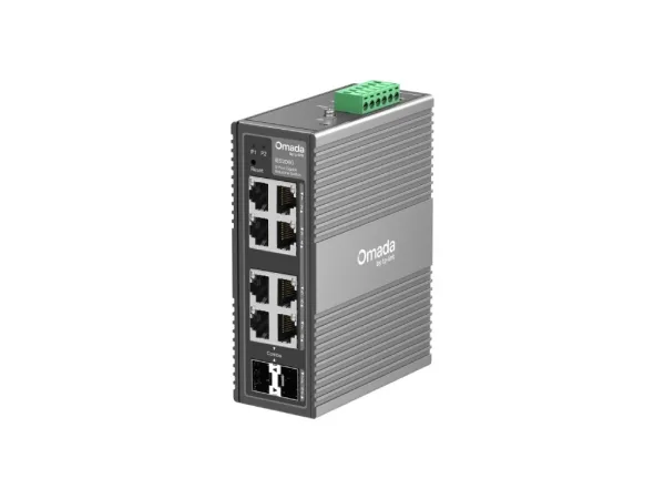 TP-LINK IES208G Omada 8-Port Gigabit Industrial Easy Managed Switch, Durable IP40 Aluminum Casing