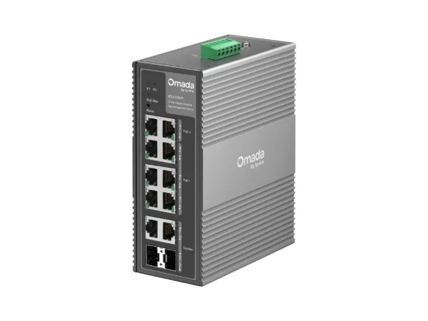 TP-LINK IES210GPP Omada 10-Port Gigabit Industrial Easy Managed Switch with 6-Port PoE+&2-Port PoE++