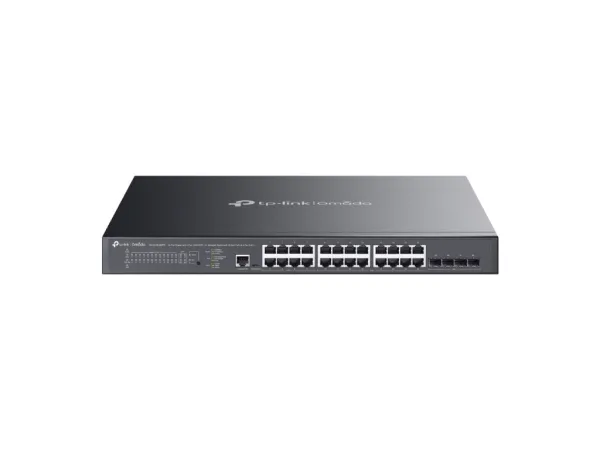 TP-LINK SG3428XMPP Omada 24 & 4-Port 10GE SFP+ L2+ Managed Switch with 16-Port PoE+ & 8-Port PoE++