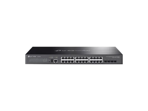 TP-LINK SG5428X Omada 24-Port Gigabit Stackable Lite L3 Managed Switch with 4 10G Slots