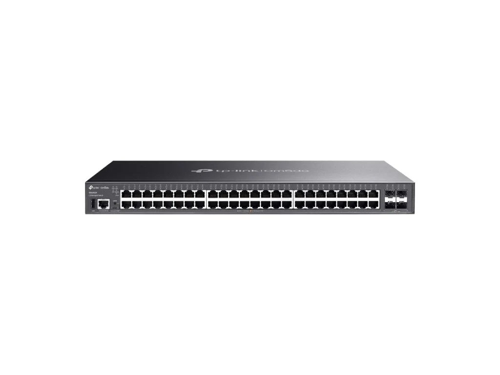 TP-LINK SG5452X Omada 48-Port Gigabit Stackable Lite L3 Managed Switch with 4 10G Slots