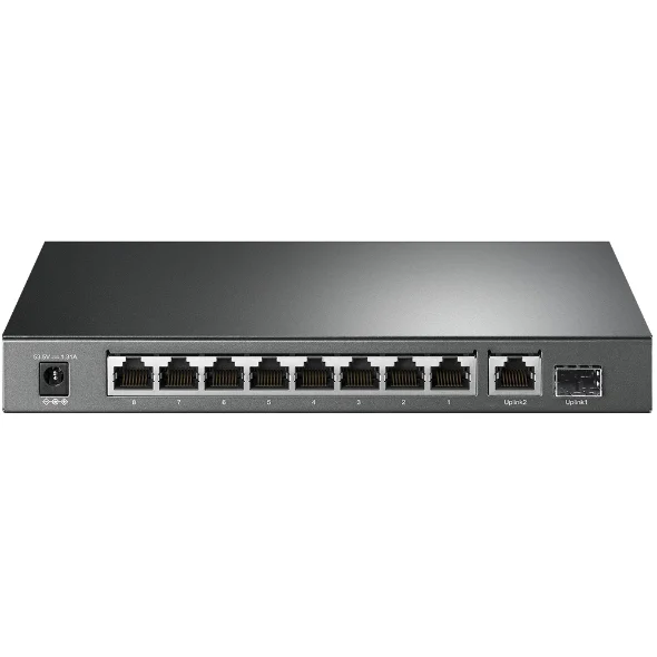 TP-LINK TL-SG1210P 10-Port Gigabit Desktop Switch with 8-Port PoE+