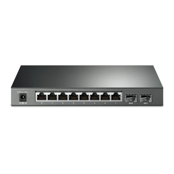 TP-LINK TL-SG2210P JetStream 10-Port Gigabit Smart Switch with 8-Port PoE+ 61 W