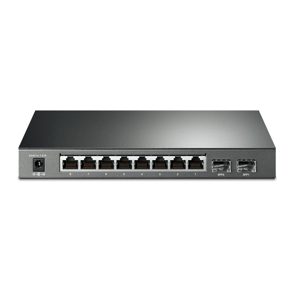 TP-LINK TL-SG2210P JetStream 10-Port Gigabit Smart Switch with 8-Port PoE+ 61 W