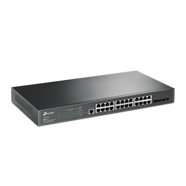 TP-LINK TL-SG3428 JetStream 24-Port Gigabit L2+ Managed Switch with 4 SFP Slots