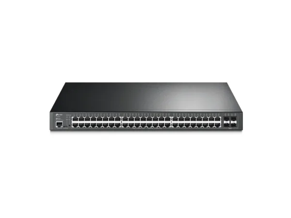 TP-LINK TL-SG3452P JetStream 52-Port Gigabit L2+ Managed Switch with 48-Port PoE+, 384 W PoE Budget