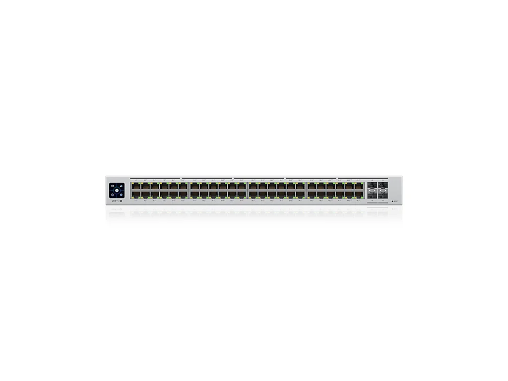 UBIQUITI UniFi 48 Port Gigabit Switch with 802.3bt PoE, Layer3 Features and SFP+, 600W total PoE