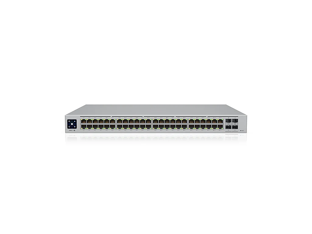 UBIQUITI UniFi 48 Port Gigabit Switch with 802.3bt PoE, Layer3 Features and SFP+, 600W total PoE