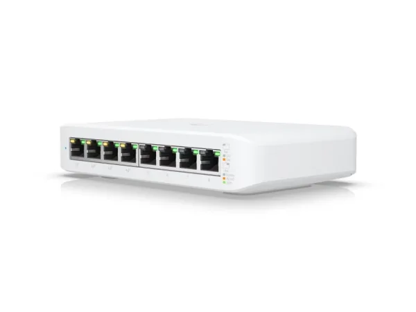 UBIQUITI UniFi Desktop Switch Lite 8 Port Gigabit with PoE, Layer 2, 52W total PoE supply